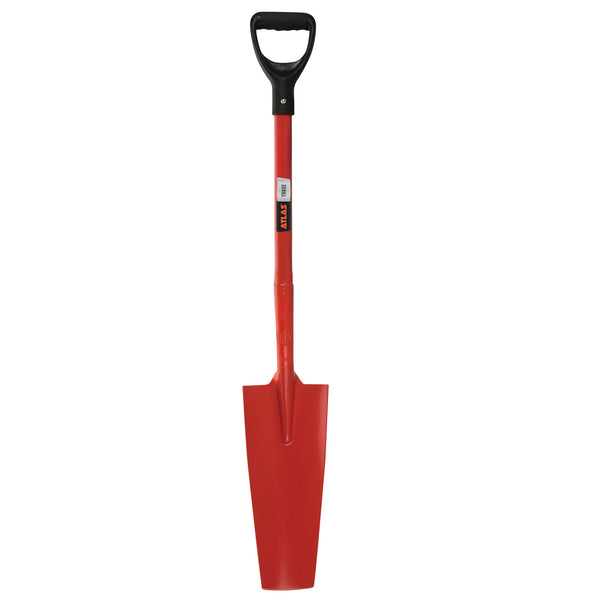 Atlas Trade Steel Handle Poly D Trenching Spade