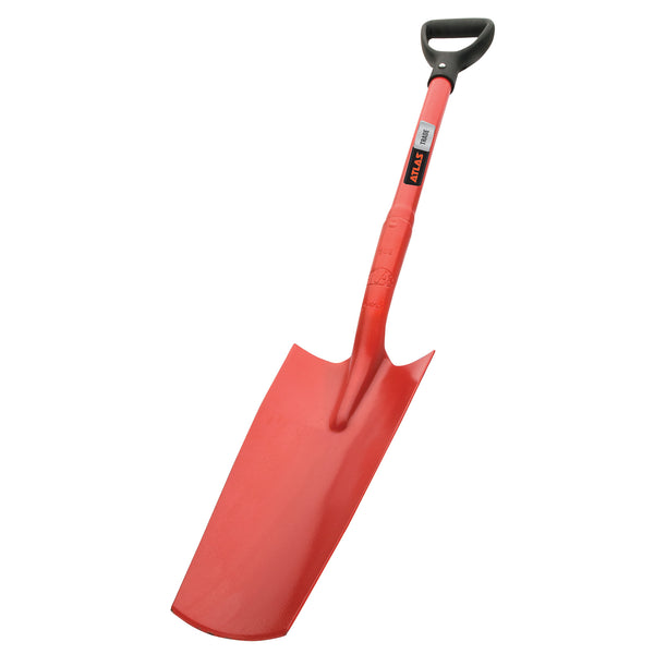 Atlas Trade Steel Handle Poly D Trenching Spade