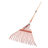 Atlas Trade Hardwood FSC® Handle Sprung Metal Leaf Rake