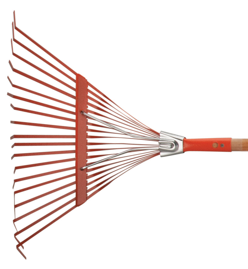 Atlas Trade Hardwood FSC® Handle Sprung Metal Leaf Rake